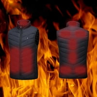 Grijana jakna područja USB muške ženske zimske vanjske električne jakne topli sportski termalni kaput