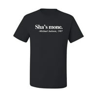 Crna i ponosna Sha's Mone. Michael Jackson Muška grafička majica, crna, 3xl