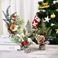 Božićno stablo Umjetno Xmas stablo stolno borov božićni ukras dekora dekora