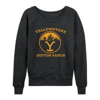 Yellowstone - Kružna brava - Ženski lagani francuski pulover Terryja