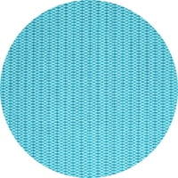 Ahgly Company u zatvorenom okruglom apstraktnoj svijetloj plavi prostirke savremene površine, 5 'krug