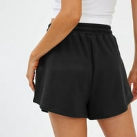 DMQupv Womens plus veličine kratke hlače traper kratke hlače za žene srednje uspone Jean Shorts Stretchy