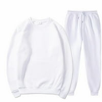 Muške hlače Stretch plus size za slobodno vrijeme zimske duksere sa kapuljačom o vratu vrh i hlače hlače