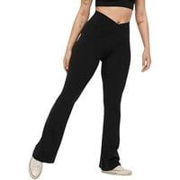 Tajice za žene Out Sports Workout Yoga trčanje ženske gamaše fitness hlače yoga hlače crna xxl