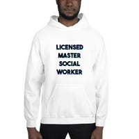 TRI boja Licencirani glavni socijalni radnik dukserice sa dukserom za pulover po nedefiniranim poklonima