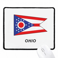 Američka državna zastava Contour Ohio MousePad Prošičene rub mat gumene bande