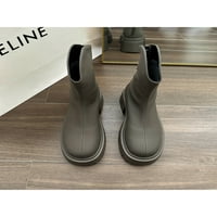Daefulne žene čizme natrag zip platforme čizme Chunky pete čizme za gležnjeve Radni Lug Sole Comfort