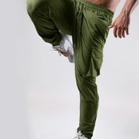 Eczipvz muns joggers muške teretne hlače rade taktičke povremene pamučne pamučne pantalone sa više džepovima