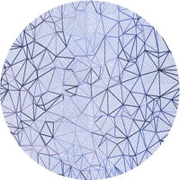 Ahgly Company u zatvorenom okruglom uzorkovnim prostirkama plave površine, 3 'runda