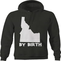 Idaho by rođenjem State Home Native Sjedinjene Države Dukserija za muškarce Mala siva