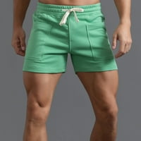 Hlače Muškarci Ljeto u boji Veliki džepovi Pocket CrckString Labavi sportovi Right Beach Plažni kratke hlače Green XXXL