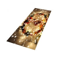 Božićna vrata kuhinjske kuhinjske prostirke meko pod kat za odmor Dobrodošli u dovrajci dekor