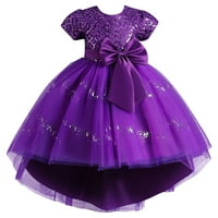 Toddler Kids Girl Haljina Ljeto bez rukava Bowknot Cvijeće princeza haljina za modne piste performansa
