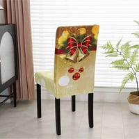 Božićni stolnjak stolica Poklopac zimskog božićnog prazničnog stola ukras ukras ukras za trpezariju