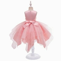Honeeladyy Toddler Baby Kid Girls djevojke bez rukava od čipke Tulle suknje haljina haljina ružičasta