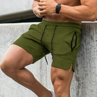 Strungten muške kratke hlače za podizanje tegovačke kratke hlače MULTICOLOR Zipper džepni trening BodyBuilding