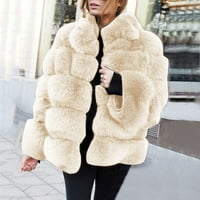 Dugi kaput Ženska jakna Topli kratki plus rukav krzneni ženski kaput kaput gornji odjećni kaput vanjski