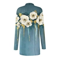 Lydiaunistar Time i Tru zimski kaputi za žensko odobrenje Prodaja Ženska modna cvjetna kost cvjetna