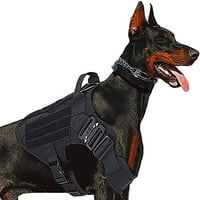 Yozhu taktički pas za pse crni, vojni radni prsluci za pse, vojni trening bez napetosti, sa kaiševima