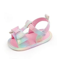 Hirigin Baby Girl Sandal Cipele, novorođenčad Antiklizni kućni patch boja Veliki luk Ležerne prilike