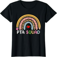 Žene vrhovi PTA Squad Leopard Rainbow Fizikalni terapeut Asistent PTA majice Žene kratkih rukava za