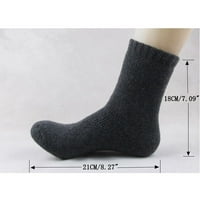 yinguo jesen i zimske teške vunene čarape Solid Boja srednje cijevi čarape debele čarape za toplu hranu