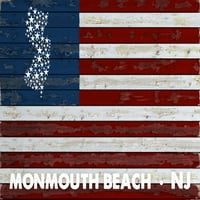 Plaža Monmouth, New Jersey, zastava