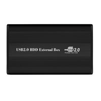 USB2. na tvrdi disk CASE 2,5 '' HDD kućište Portable Hard Disk Bo aluminijum legura HDD kućište crno
