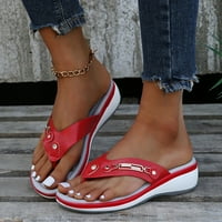 Qolati ljetni klinovi sandale za žene modne udobne flip flip flip luk podržavaju papuče za prozračivanje
