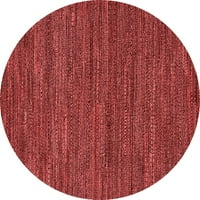 Ahgly Company u zatvorenom okruglom apstraktne crvene moderne prostirke, 8 'kruga