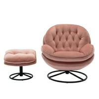 Velvet Accent stolica s otomanom, kaučem za slobodno vrijeme, TV stolica, za život Romm spavaće sobe,