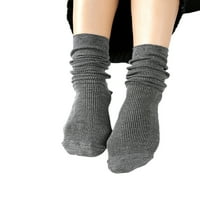 Slušajte žene Ženske devojke Čarape, čvrste boje duge cijevi čarape labave čarape