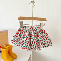 FATTAZI TODDLER Ljetne djevojke Shorts Flower Prints Fashion Slatka suknja Hlače za djevojčice odjeću