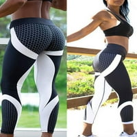 Deago Ženske 3D print Atletičke joge hlače Skinny Workout Teretana Gamaši Sport pantalone Prozračne