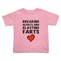 Razbijanje srca i eksploziva prskaju smiješne majice malih mališa za dječake djevojaka