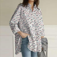 FVWitlyh dugih rukava za vježbanje za žene za žene s majicom s džepovima Bluze s dugim rukavima Bluze