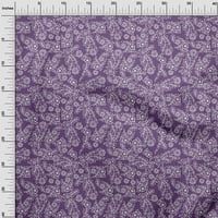 Onuone pamuk poplin purple tkanina azijska mozaika DIY odjeća za preciziranje tkanine za ispis tkanine
