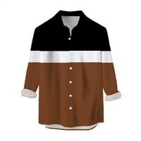 Muška košulja s dugim rukavima Stripe-kultivacija Top bluza T majice za muškarca