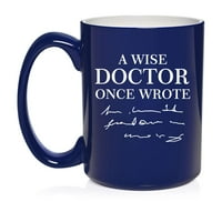 Mudar doktor je napisao smiješni ljekar keramički šalica za kafu za nju, on, on, supruga, muž, prijatelj,