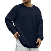 fvwitlyh muški džemper prsluk muški modni casual tankim gumbom za spuštanje kabela pleteno postolje