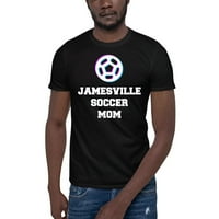 Tri ikona Jamesville Soccer mama kratkih rukava pamučna majica po nedefiniranim poklonima
