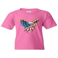 - Majice za velike djevojke i vrhovi tenki - Američki zastava Eagle SAD