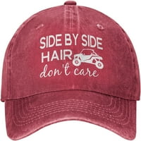 -Dake ženske strane sa bočnim kosom nije zabrinutost podesiva bejzbol kapa za žene za žene muškarce