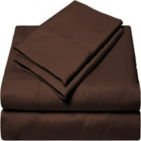 Full-XXL Veličina Egipatska pamučna posteljina, luksuzni lim sa dubokim džepom - 400TC Udobni i