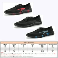 Gomelly Muški atletičke cipele modne tenisice Udobne cipele za hodanje Crna crvena 7