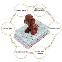 Proizvodi za kućne ljubimce Blago meko slatko Print PET flis prekrivači za spavanje pad za pse i mačke