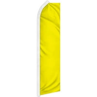 Žuta solidna boja za zastavu Swooder - odlična za škole, preduzeća i događaje