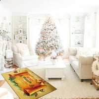 Tepih božićni ukras Tepih Početna Dnevna soba stoliće za kavu Debeki Santa tepih crtani tepih, toplo,