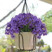 Paketi Umjetno cvijeće na otvorenom UV otporno na lažni cvjetovi no fade fau plastične biljke Vrt kućni