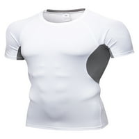 Bomotoo muns sport majica Cool suhog kompresijskog košulja kratki rukav ljetni vrhovi prozračne mišićne